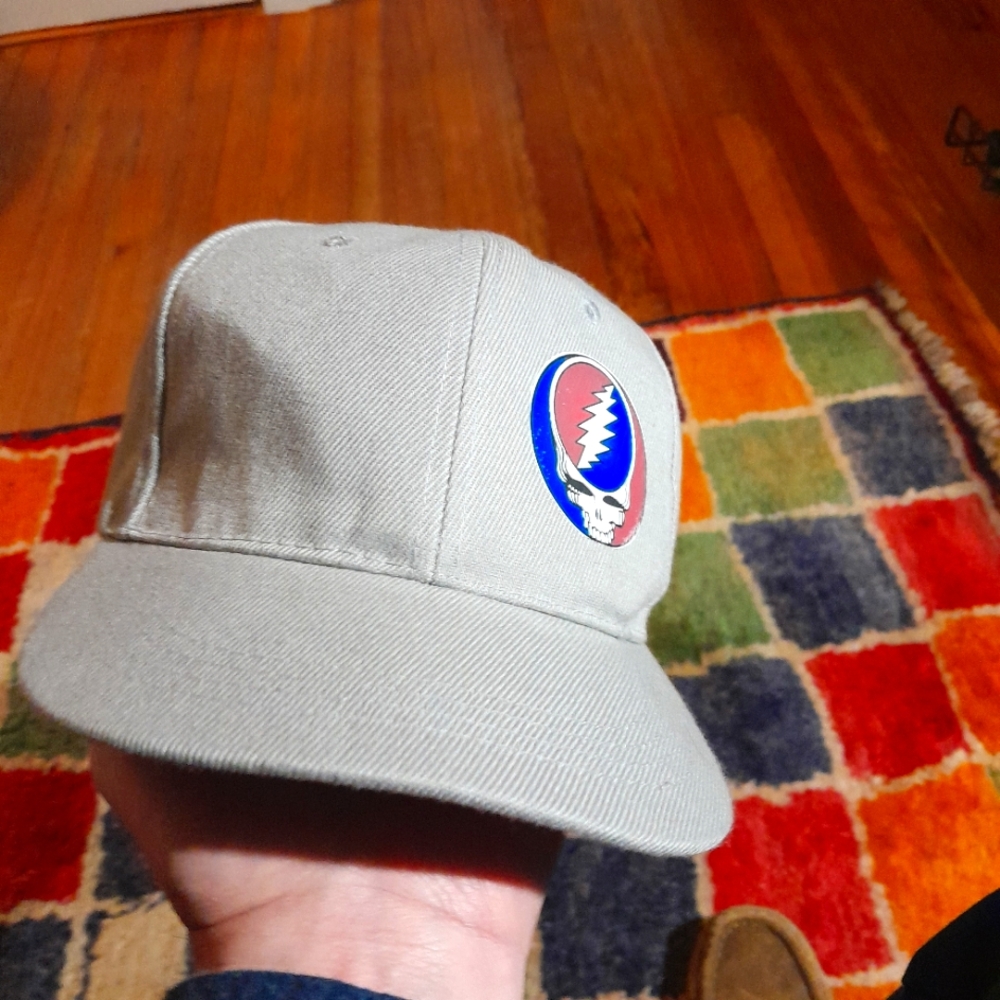 Gray "Steal Your Face" Snapback Trucker Hat